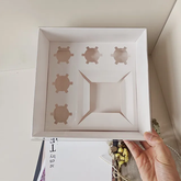 BENTO CAKE AND CUPCAKE BOX WITH CLEAR COVER/LID
